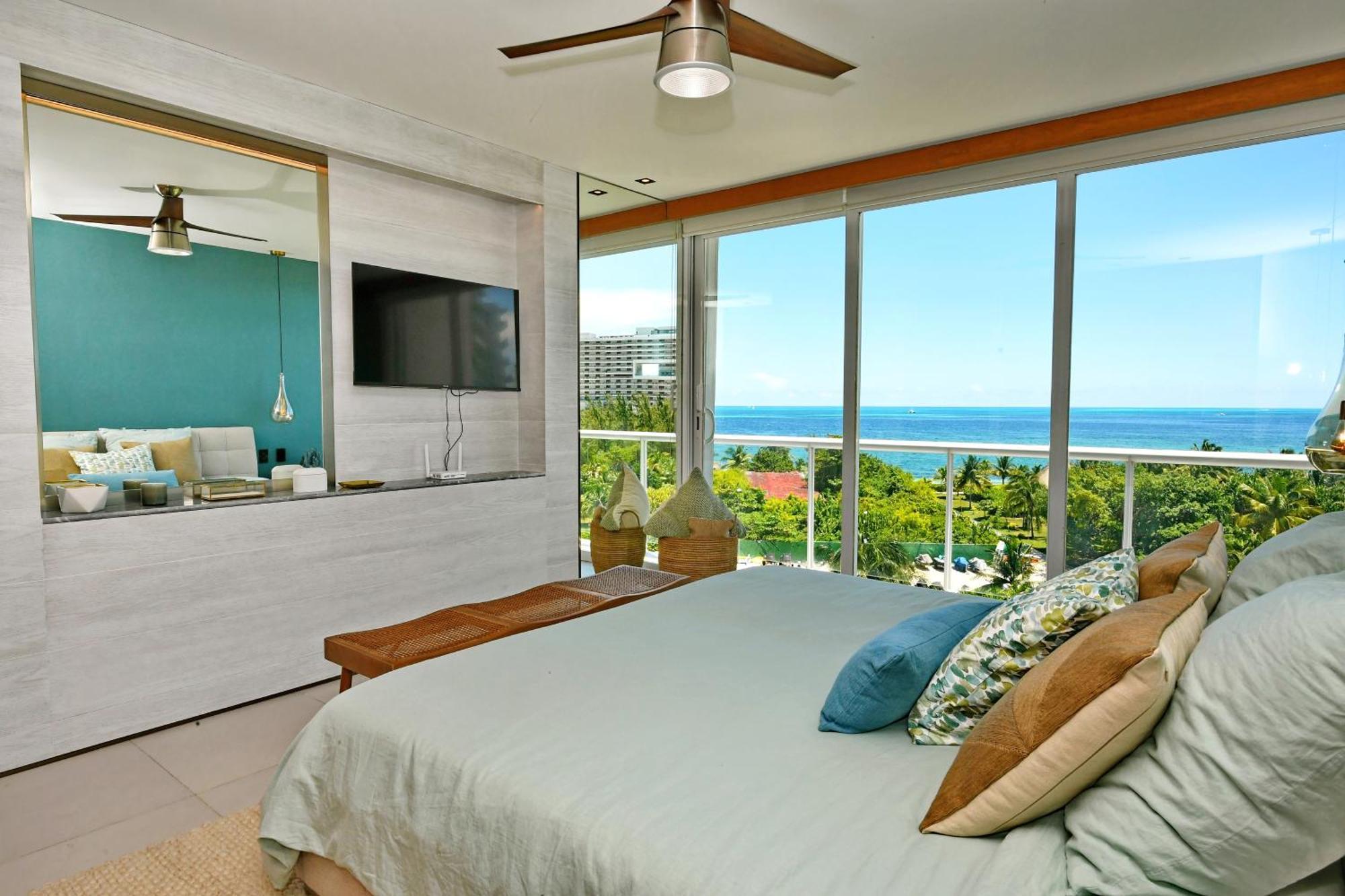 Beachfront Apartment Blue Vista Канкун Экстерьер фото