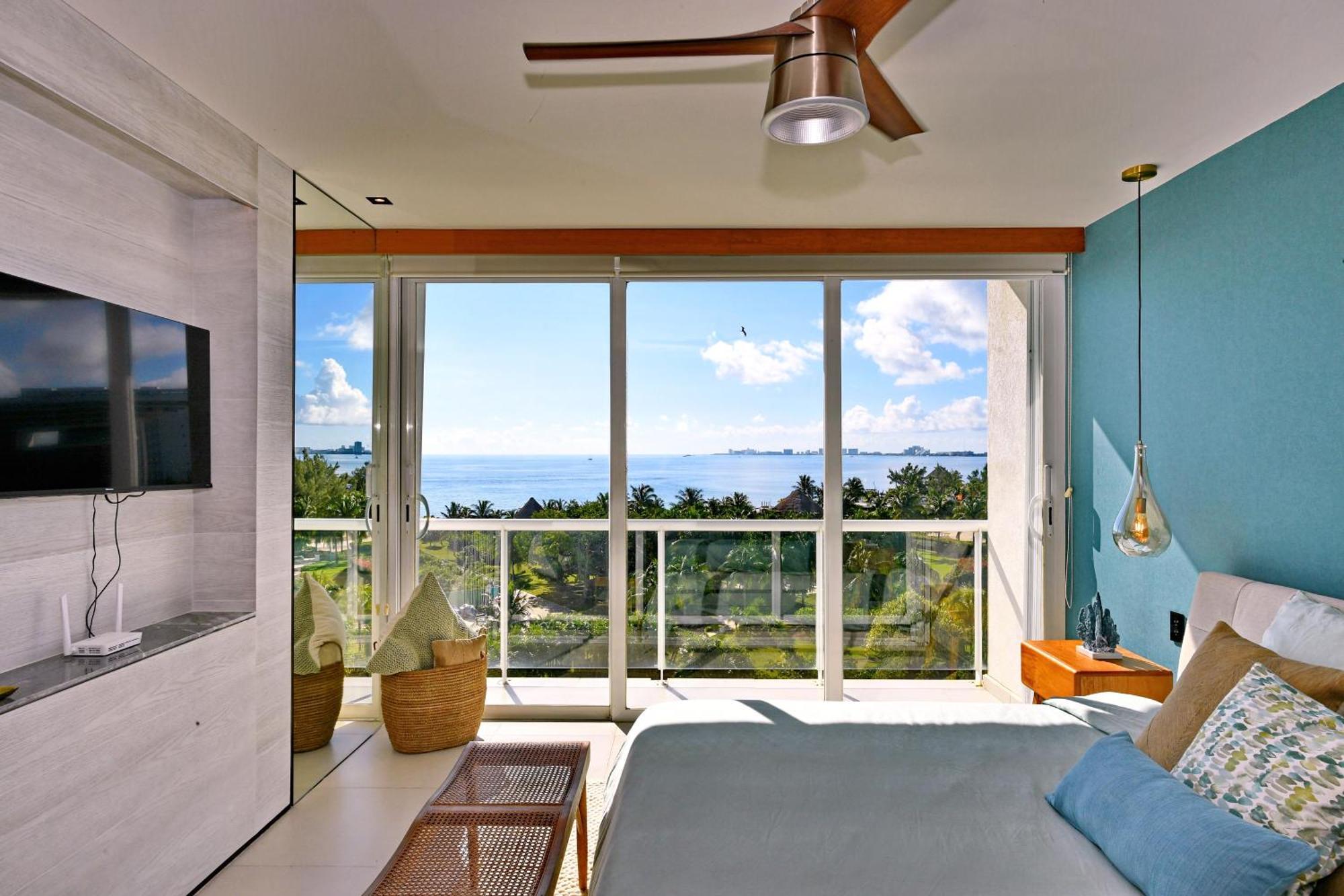 Beachfront Apartment Blue Vista Канкун Экстерьер фото