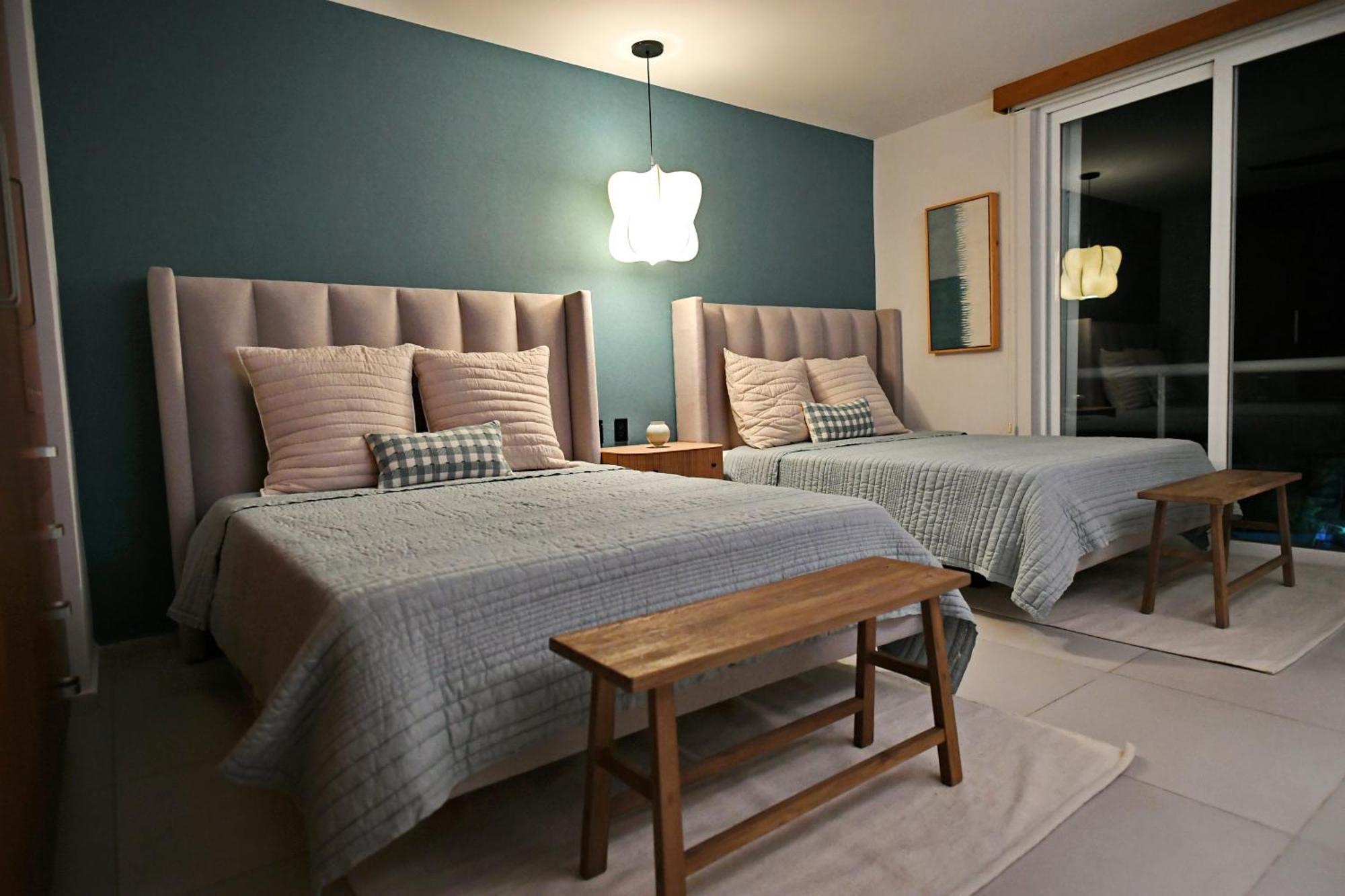 Beachfront Apartment Blue Vista Канкун Экстерьер фото