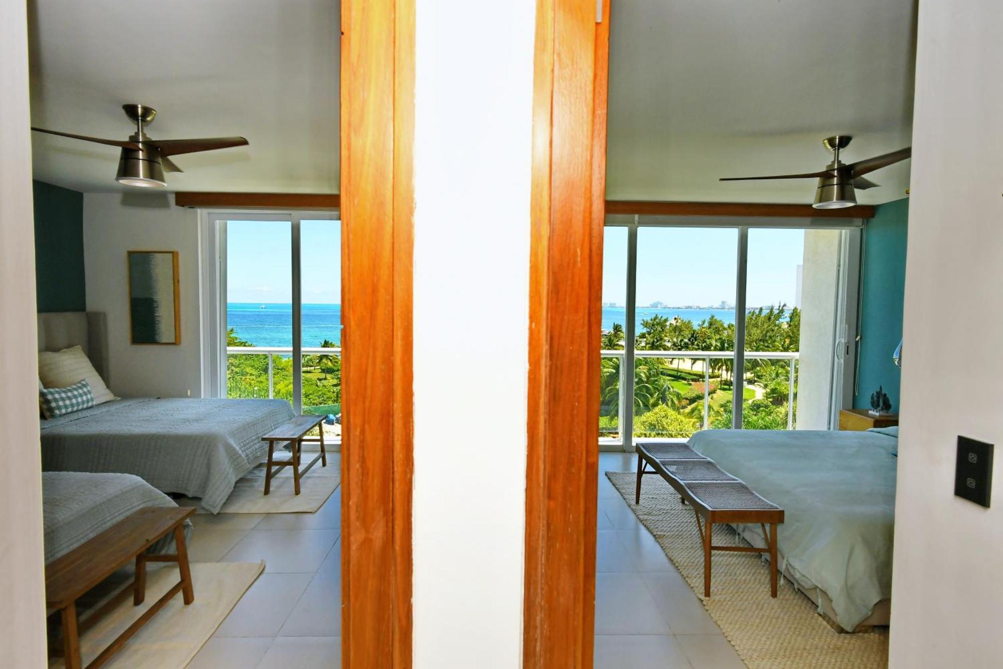 Beachfront Apartment Blue Vista Канкун Экстерьер фото